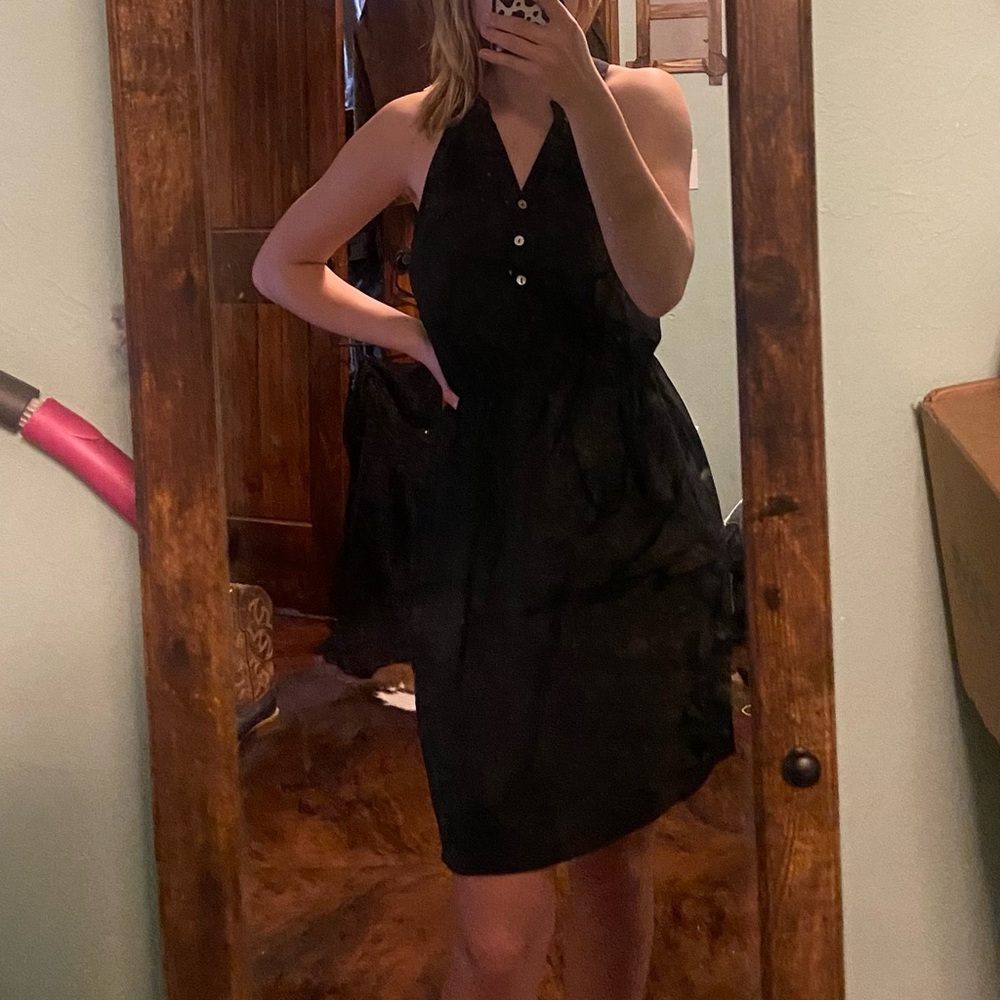 Black causal dress